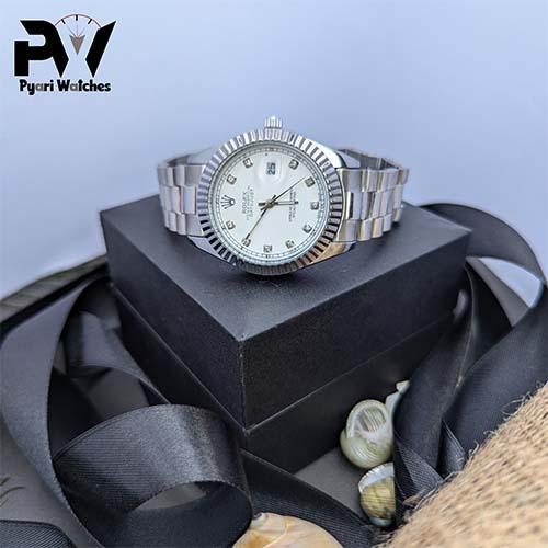 Silver Watch for Men – Premium Quality | Stainless Steel, Waterproof & Affordable Luxury | Pyari Watches