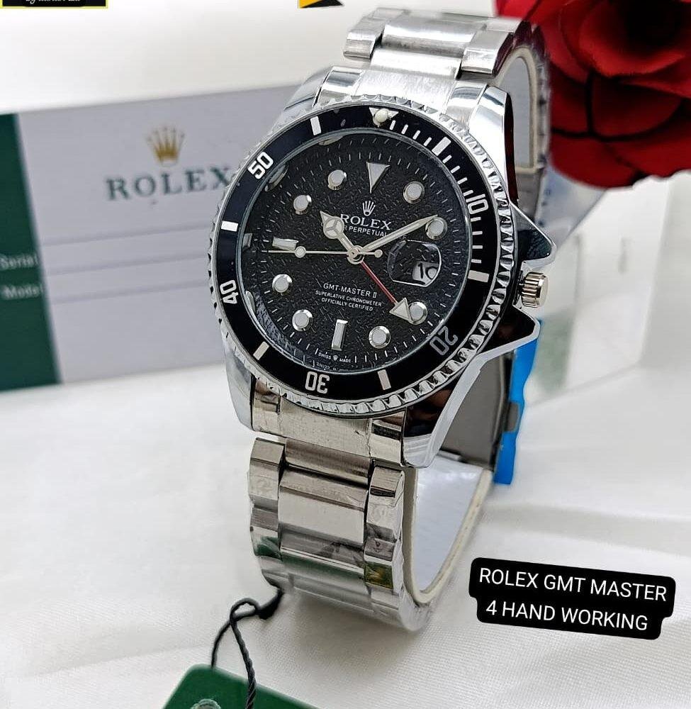 **Premium Men’s Quartz Watch with Stainless Steel Strap – Luxury Diver Style Wrist Watch with Attractive Dial Colours | Pyari Watches**